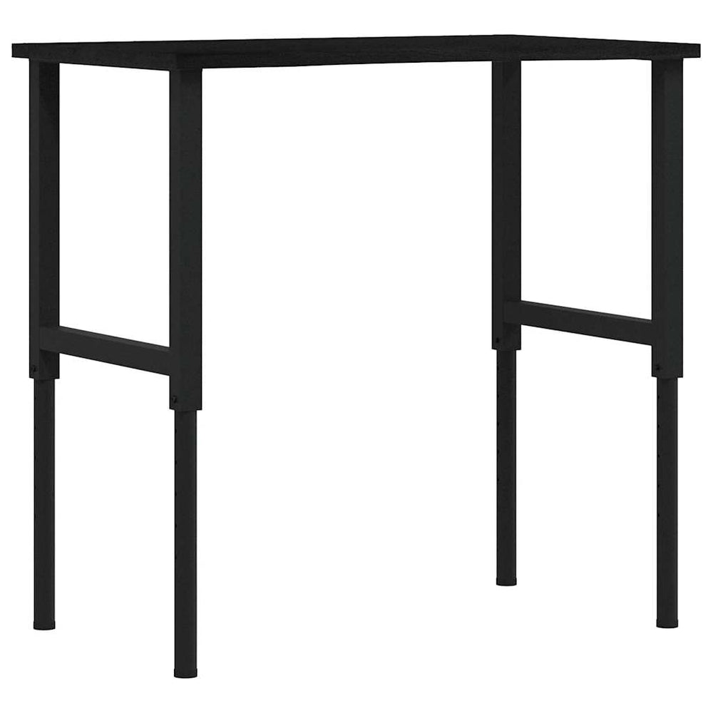 Vidaxl werkbank 100x60x(71,5-98) cm eikenhout donkerbruin