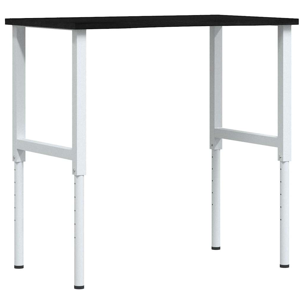 Vidaxl werkbank 100x60x(71,5-98) cm eikenhout donkerbruin