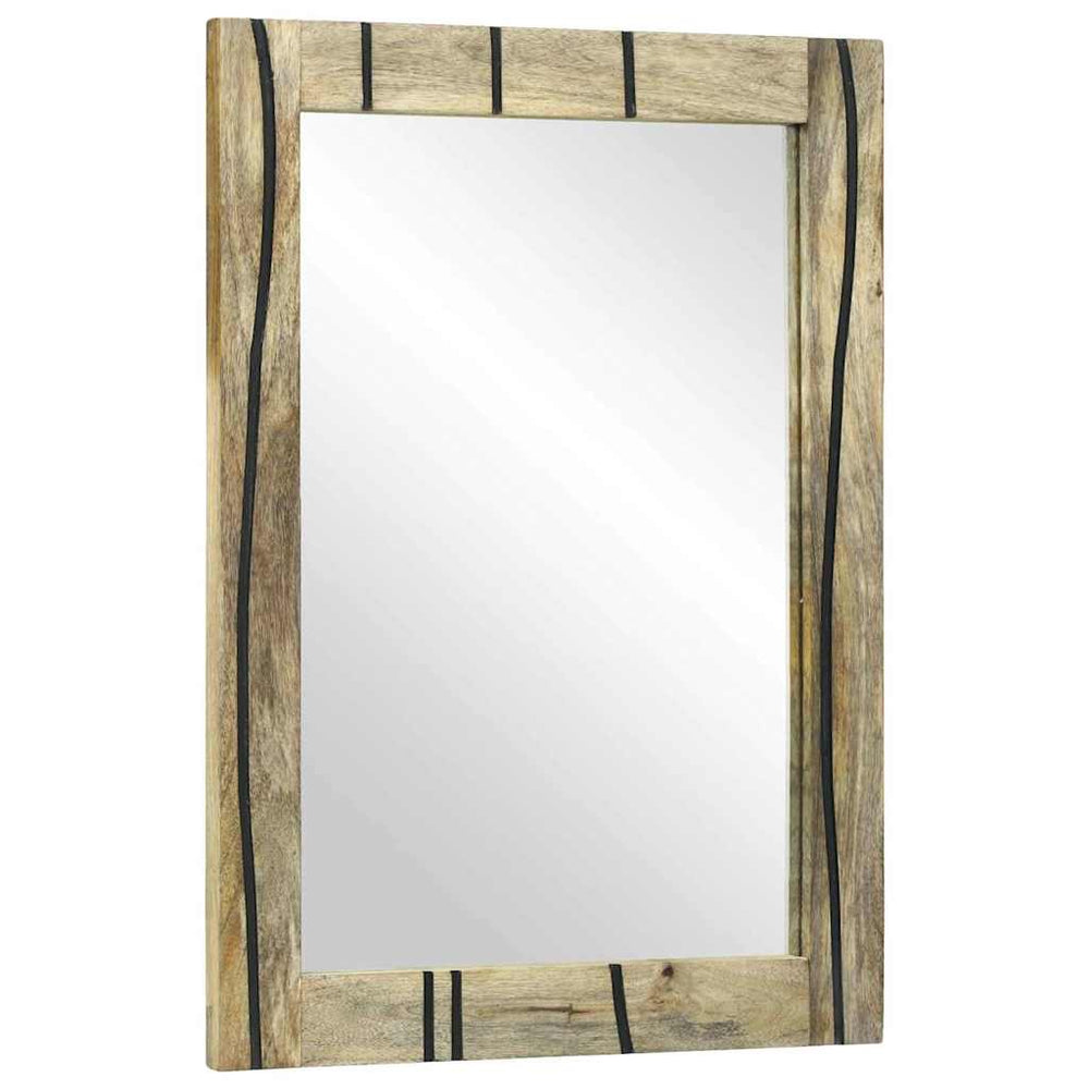 Vidaxl badkamer spiegel met spiegel bruin 70 x 50 x 2,5 cm