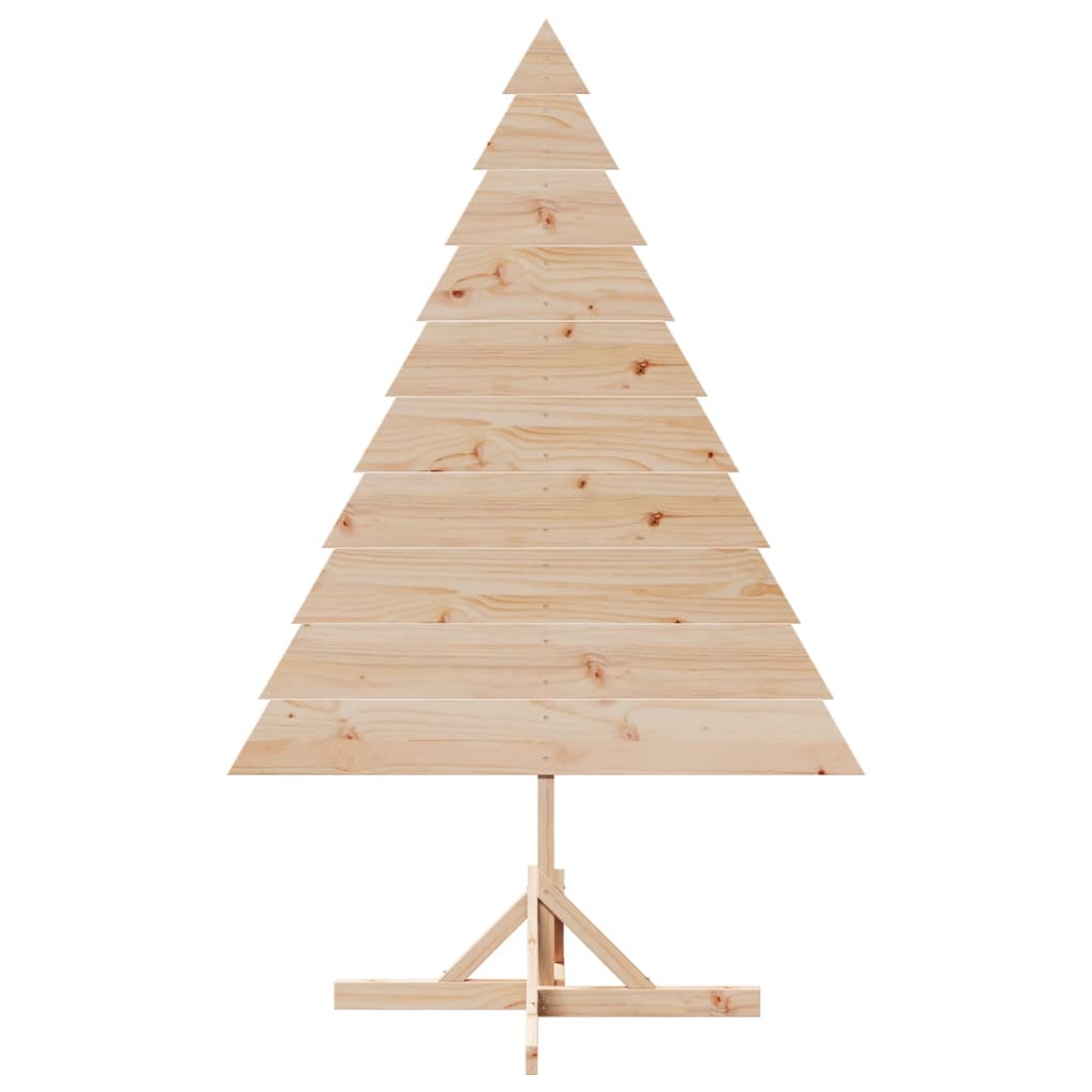 Vidaxl kerstdecoratie kerstboom 180 cm massief hout