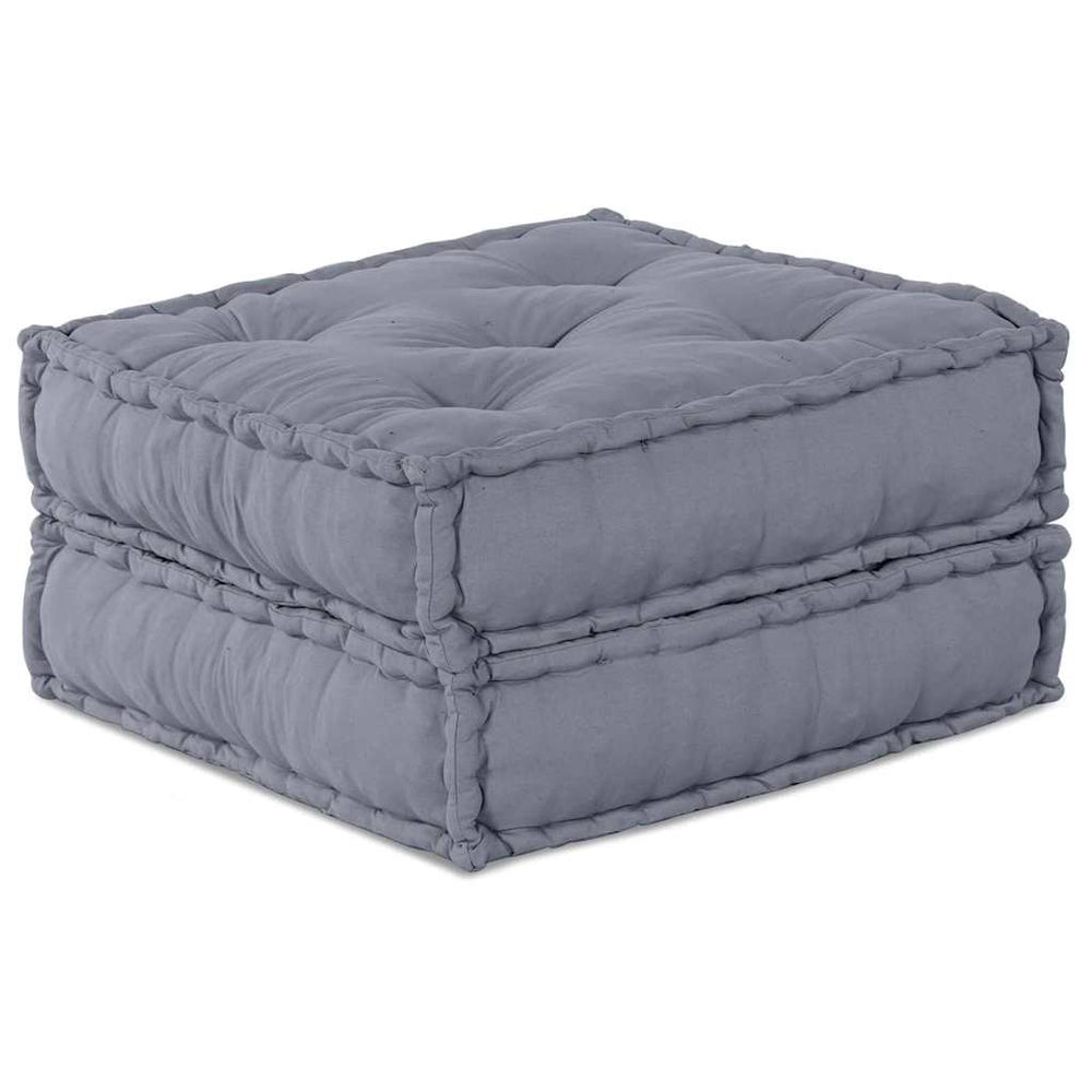 Vidaxl modulair bank 2 pcs grijs 140 x 70 x 36 cm stof