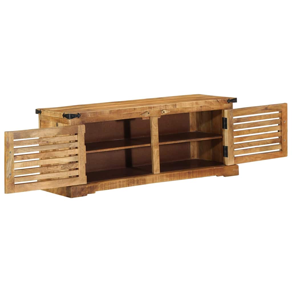 Vidaxl schoenenkast bruin 110 x 38 x 45 cm massief mango hout