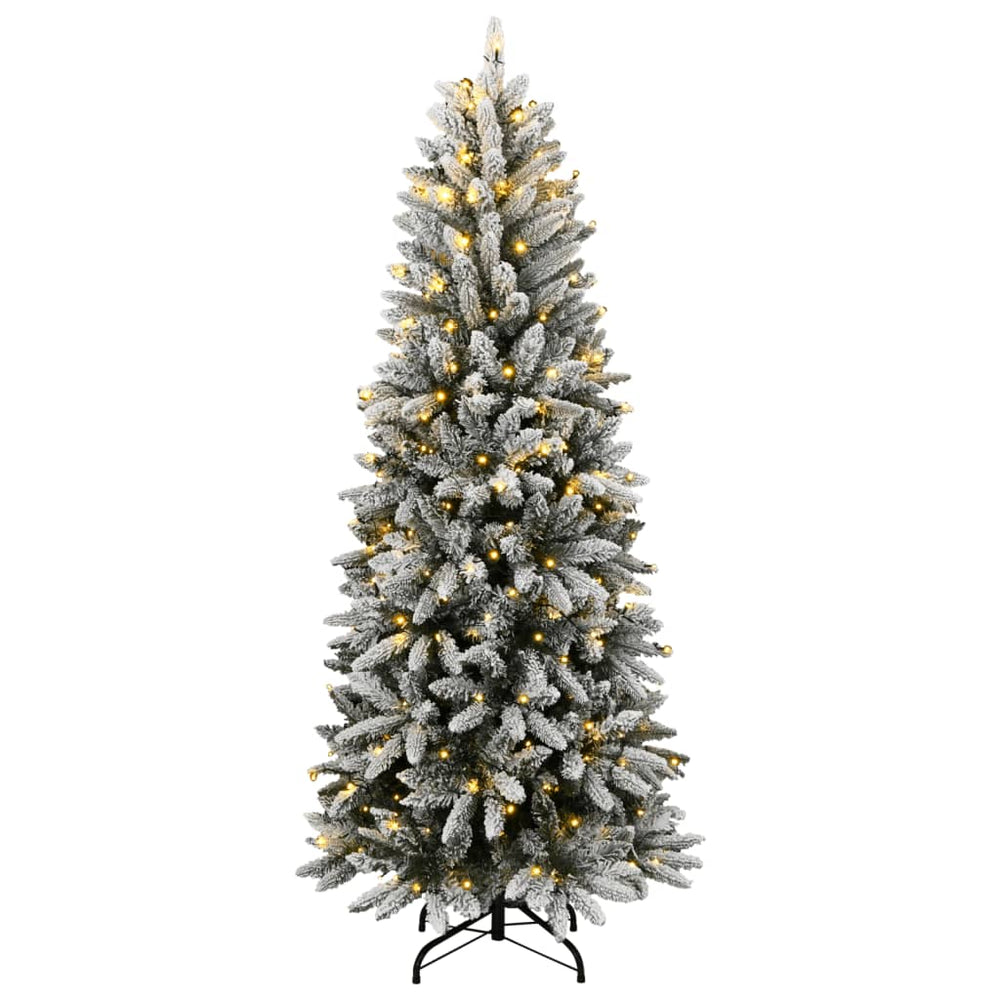 Vidaxl kunstkerstboom met 300 led's en sneeuw 240 cm