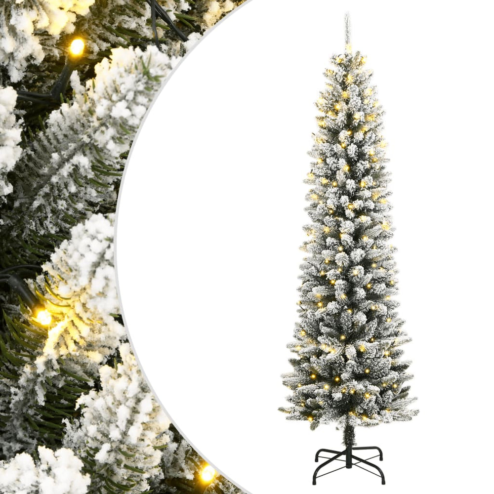 Vidaxl kunstkerstboom met 300 led's en sneeuw 240 cm