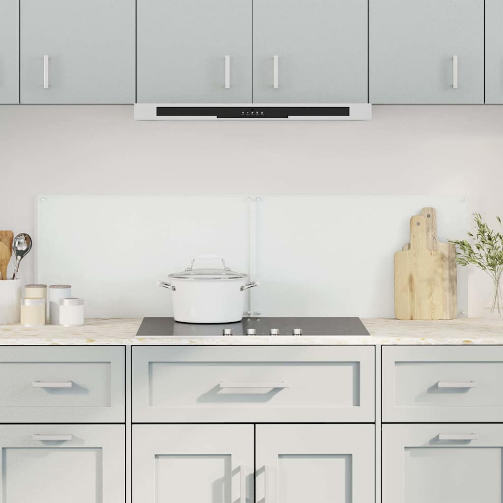 Vidaxl spatschermen keuken 2 st 70x50 cm gehard glas transparant