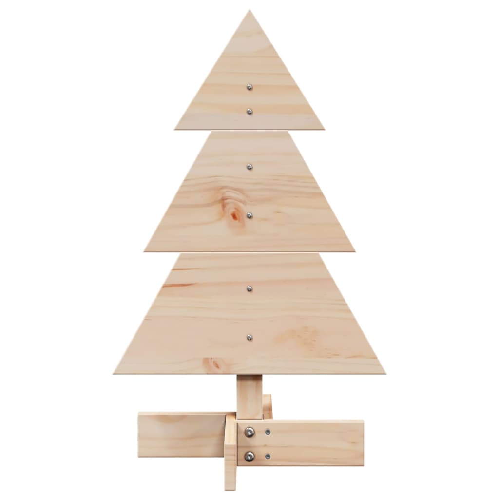 Vidaxl kerstdecoratie kerstboom 60 cm massief groenhout