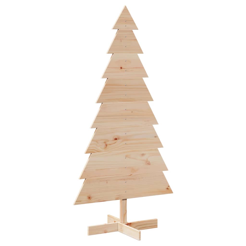 Vidaxl kerstdecoratie kerstboom 150 cm massief groenhout