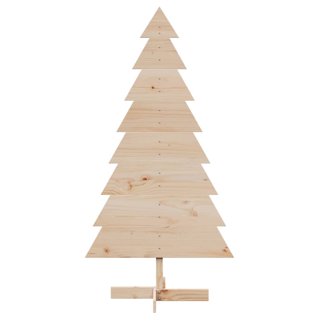 Vidaxl kerstdecoratie kerstboom 150 cm massief groenhout