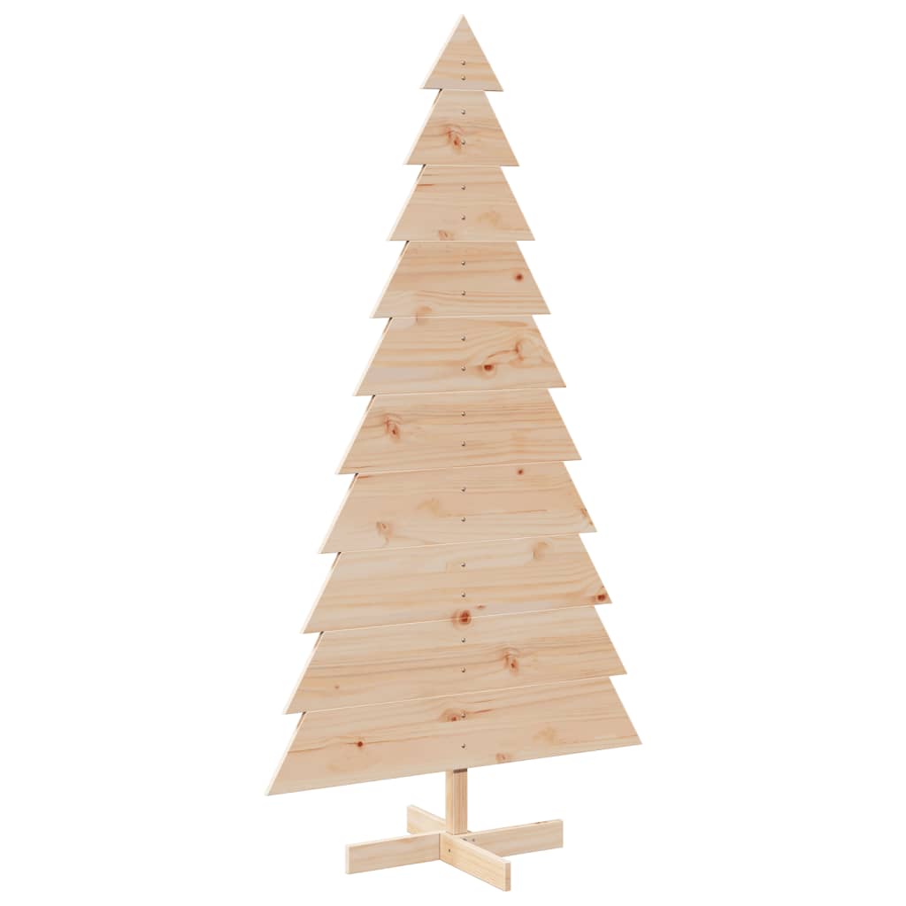 Vidaxl kerstdecoratie kerstboom 180 cm massief groenhout