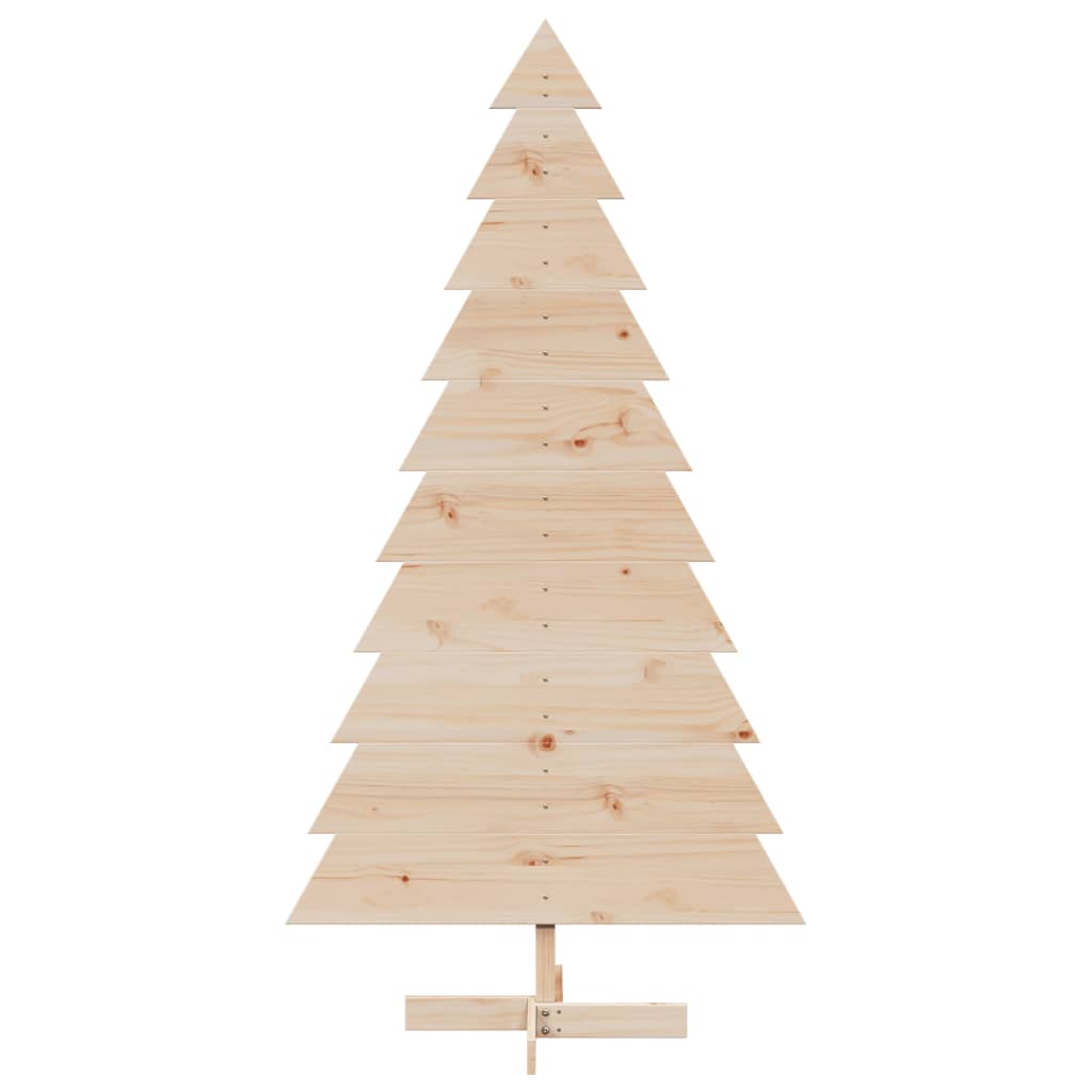 Vidaxl kerstdecoratie kerstboom 180 cm massief groenhout
