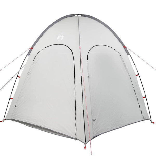 Vidaxl zwembad tent 366 x 305 x 231 cm polyester en glasvezel grijs
