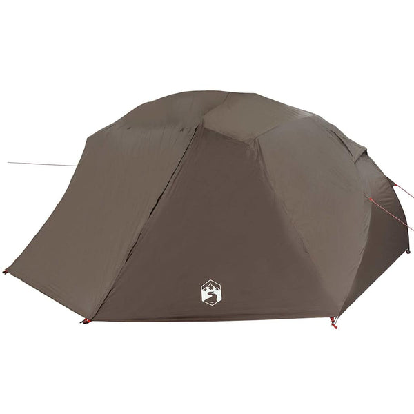 Vidaxl vistent 514 x 465 x 187 cm polyester en glasvezel bruin