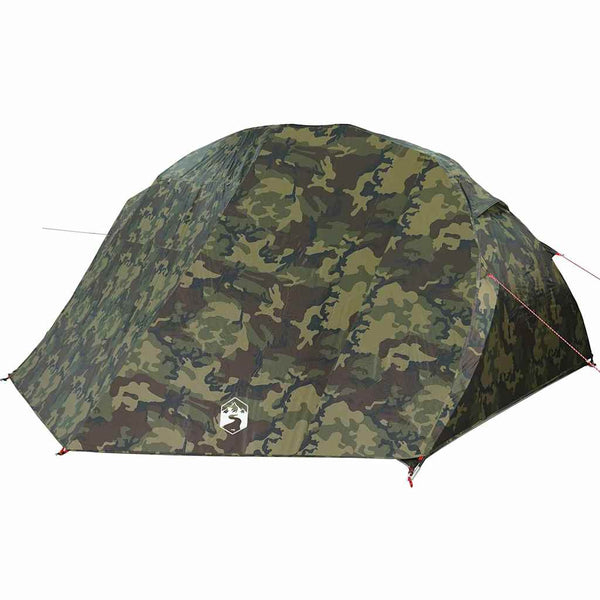 Vidaxl vistent 514 x 465 x 187 cm polyester en glasvezel camouflage