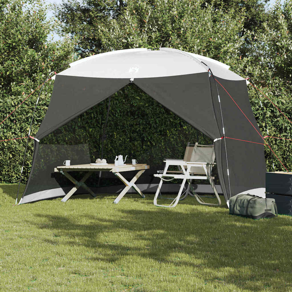 Vidaxl muskietentent grijs 320 x 320 x 218 cm polyester en glasvezel