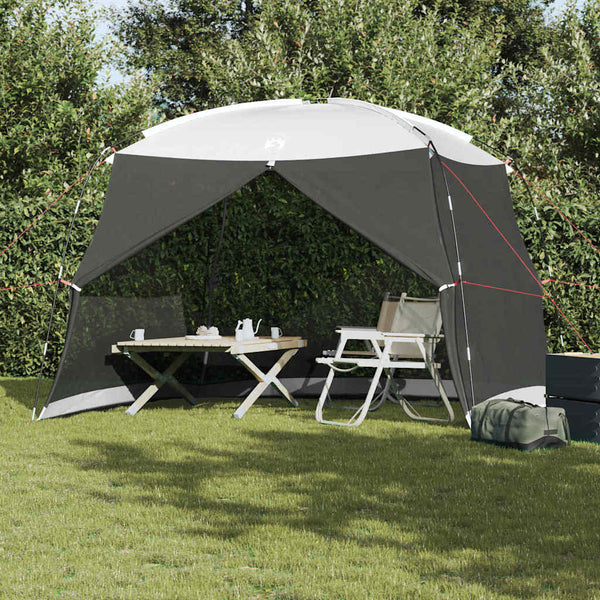 Vidaxl muskietentent 320 x 320 x 218 cm polyester en glasvezel grijs