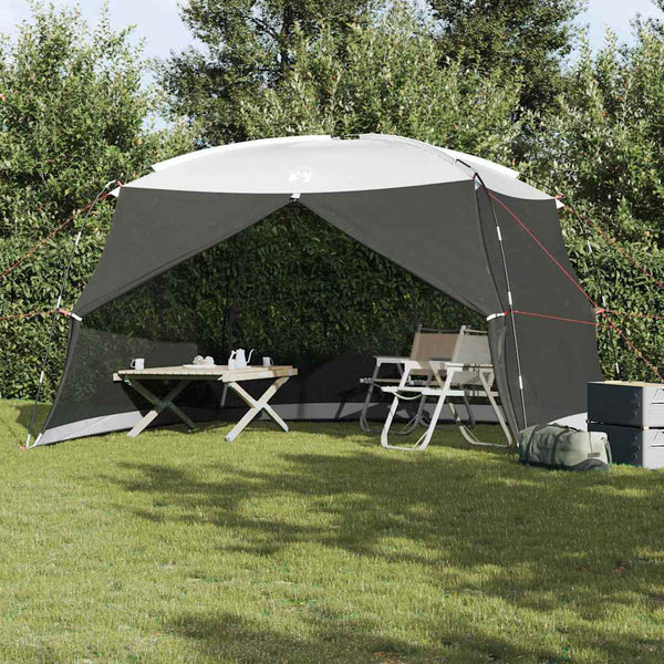 Vidaxl muskietentent 380 x 380 x 225 cm polyester en glasvezel grijs