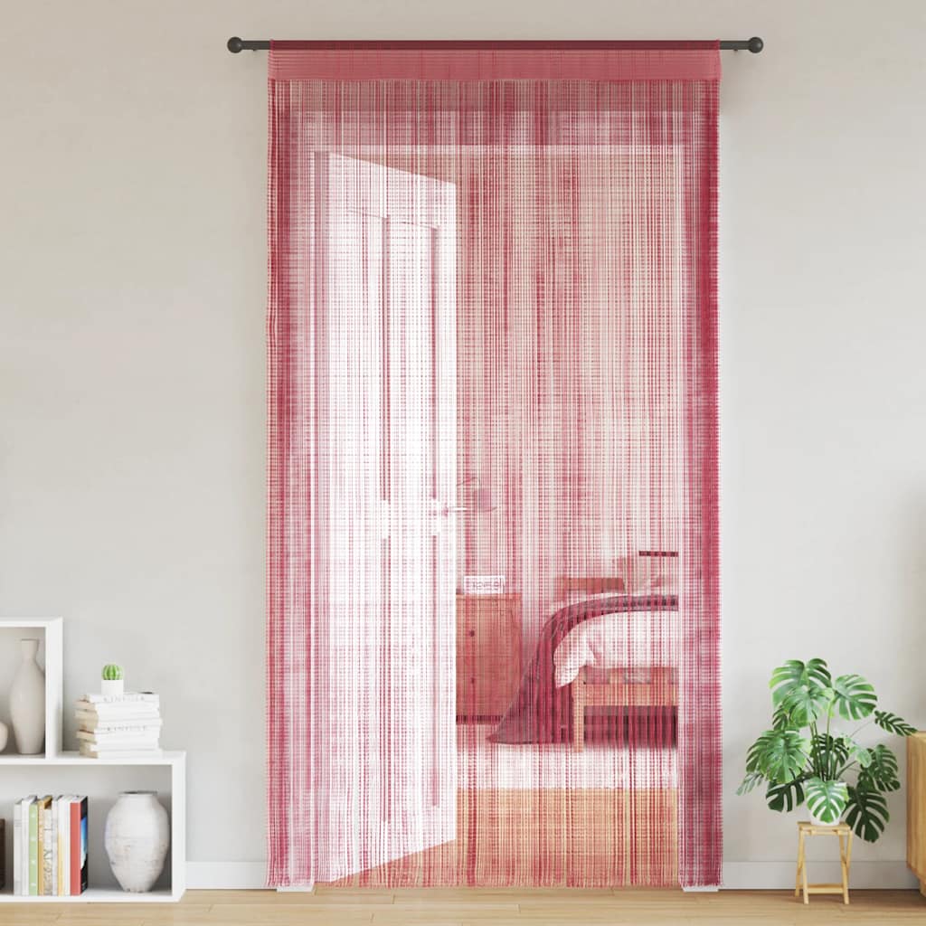 Vidaxl koordgordijnen 2 st 100x250 cm roze