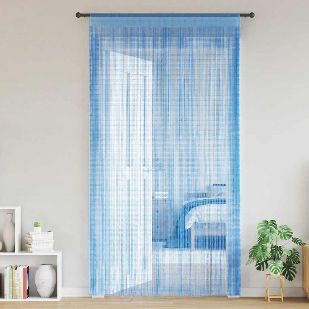 Vidaxl koordgordijnen 2 st 140x250 cm lichtblauw