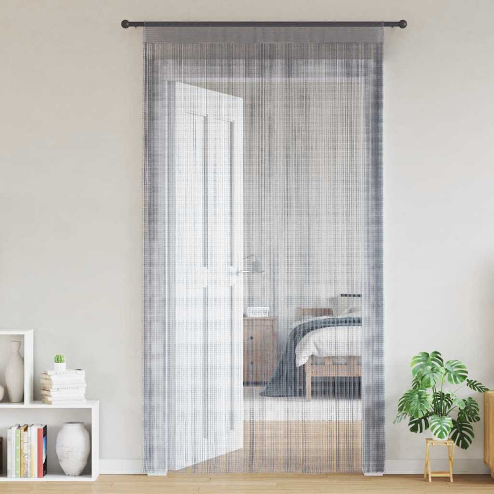 Vidaxl koordgordijnen 2 st 140x250 cm lichtgrijs