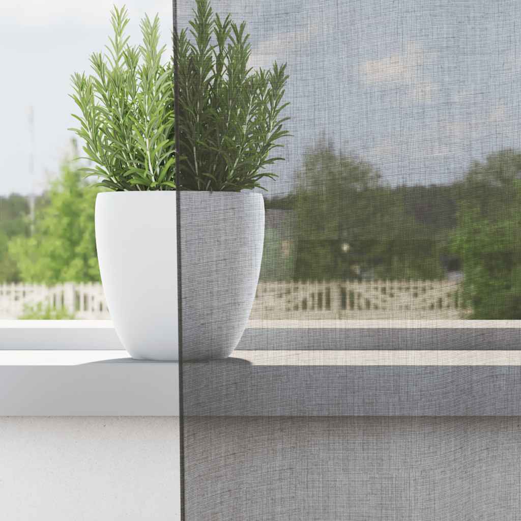Vidaxl gordijnen voile met doorvoertules 2 st 140x225 cm donkergrijs