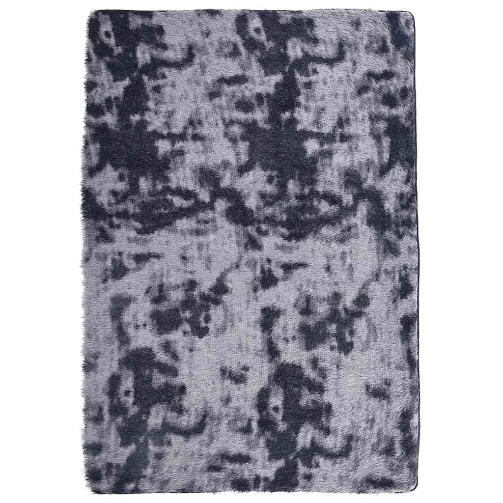 Vidaxl hoogpolig vloerkleed navarra 200x290 cm polyester donkergrijs