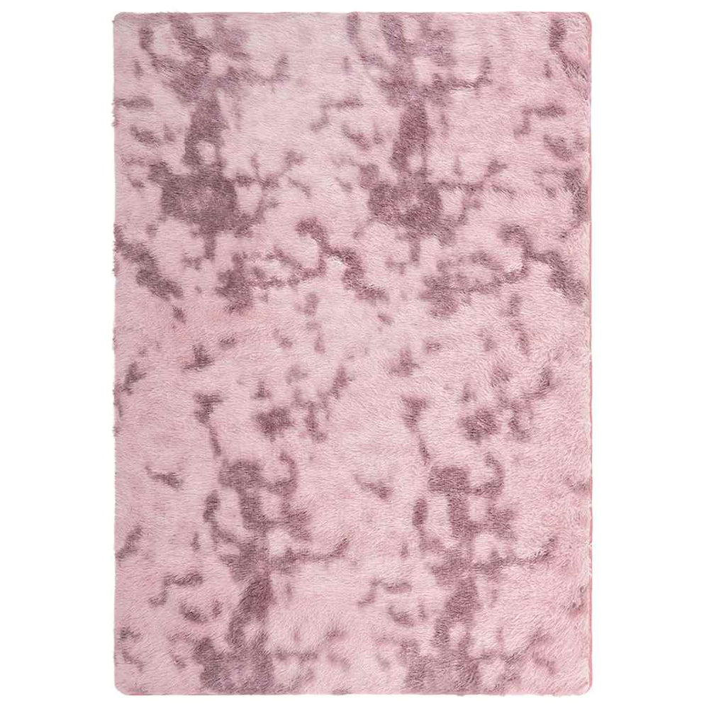 Vidaxl hoogpolig vloerkleed navarra 240x340 cm polyester stoffig roze
