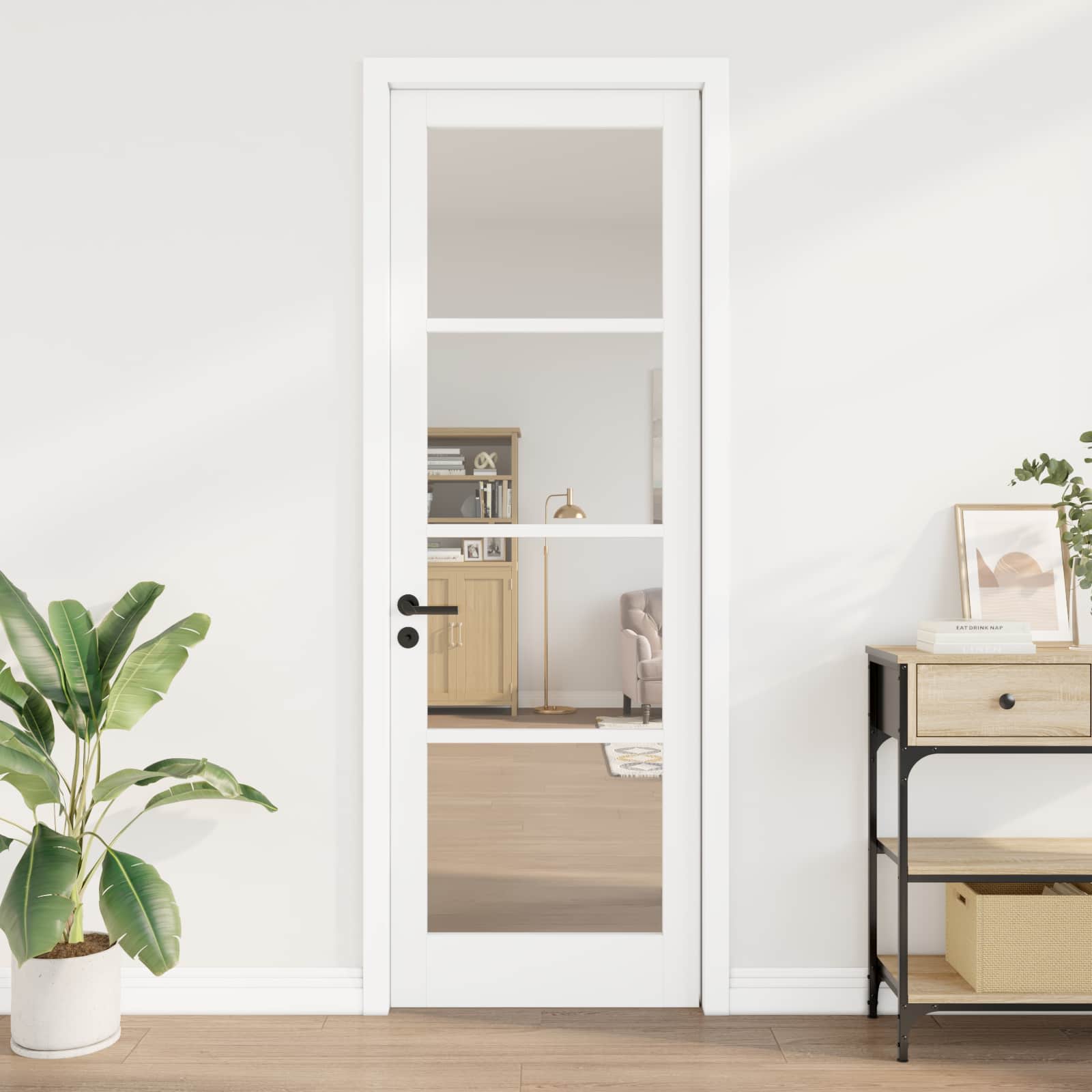 Vidaxl binnendeur orkdal wit geprimed 78 x 232 cm