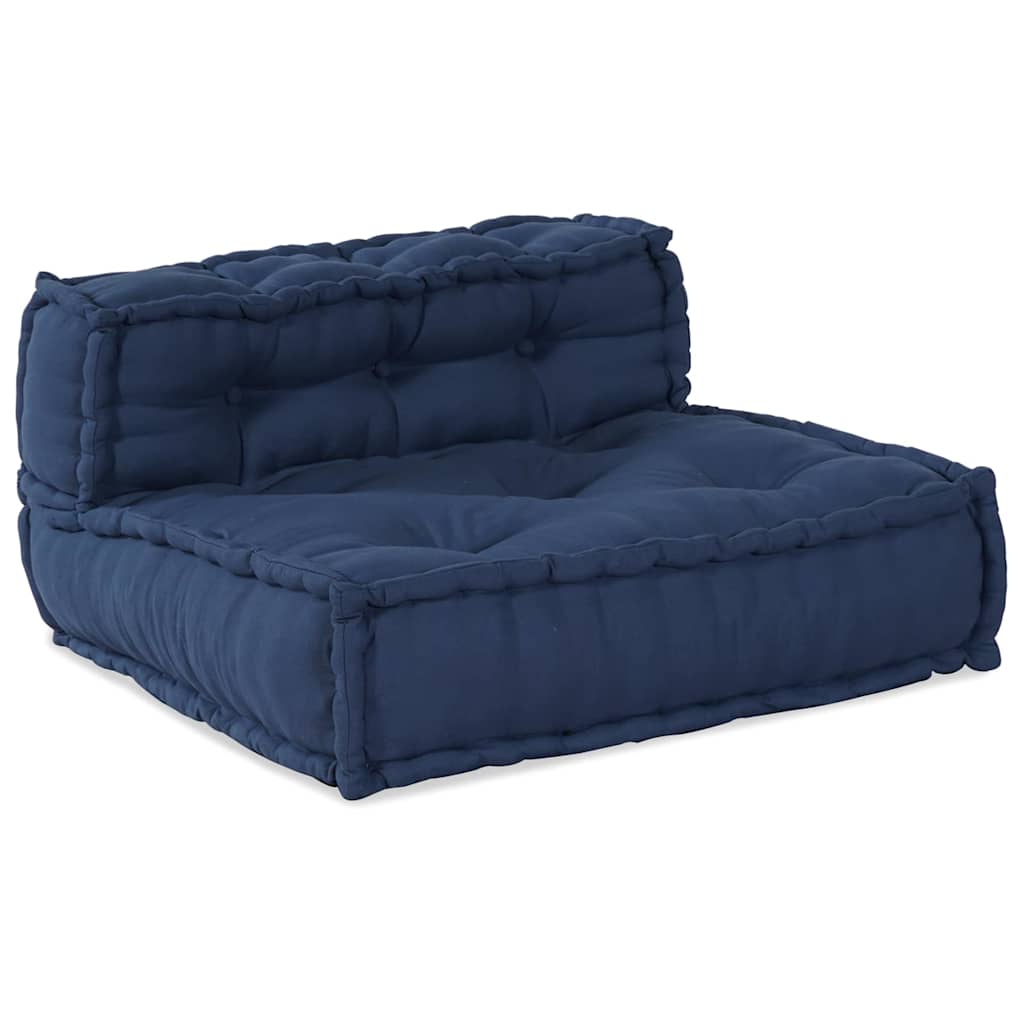 Vidaxl modulair bank indigo 70 x 70 x 56 cm stof