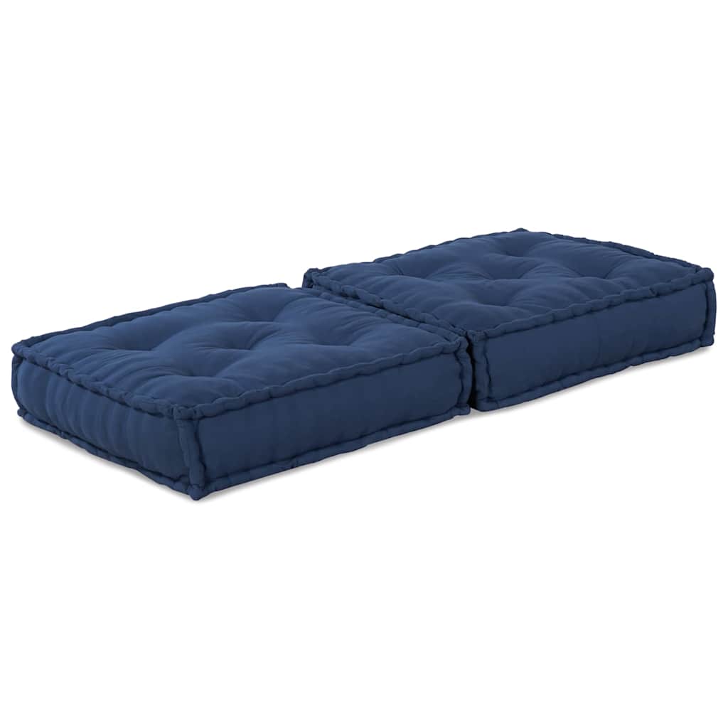 Vidaxl modulair bank indigo 70 x 70 x 36 cm stof