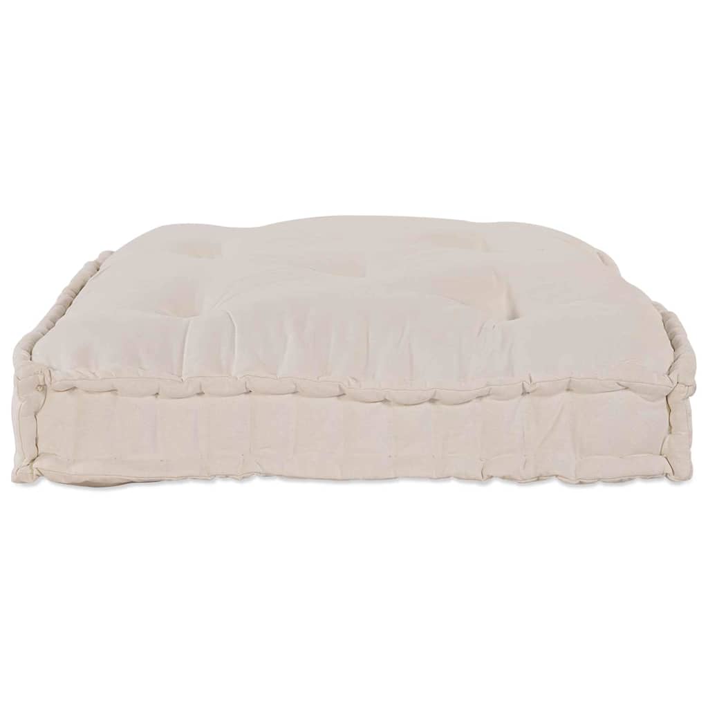 Vidaxl modulair bank crème 120 x 80 x 12 cm stof