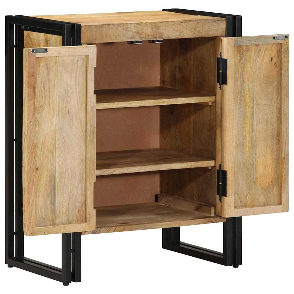 Vidaxl schoenenkast met plank bruin 56 x 35 x 70 cm massief mangohout
