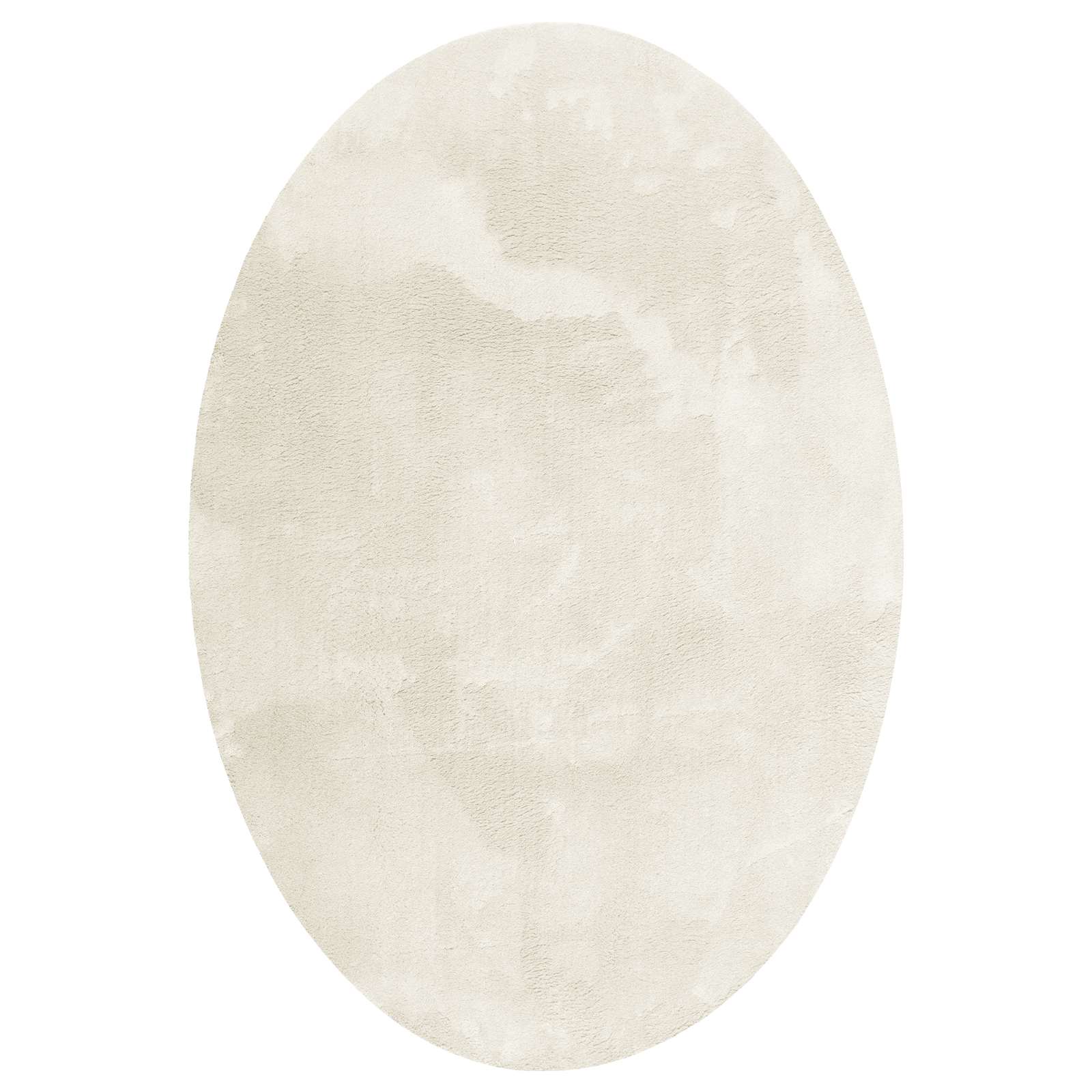 Vidaxl vloerkleden ovaal huarte crème 120 x 170 cm 100% polyester