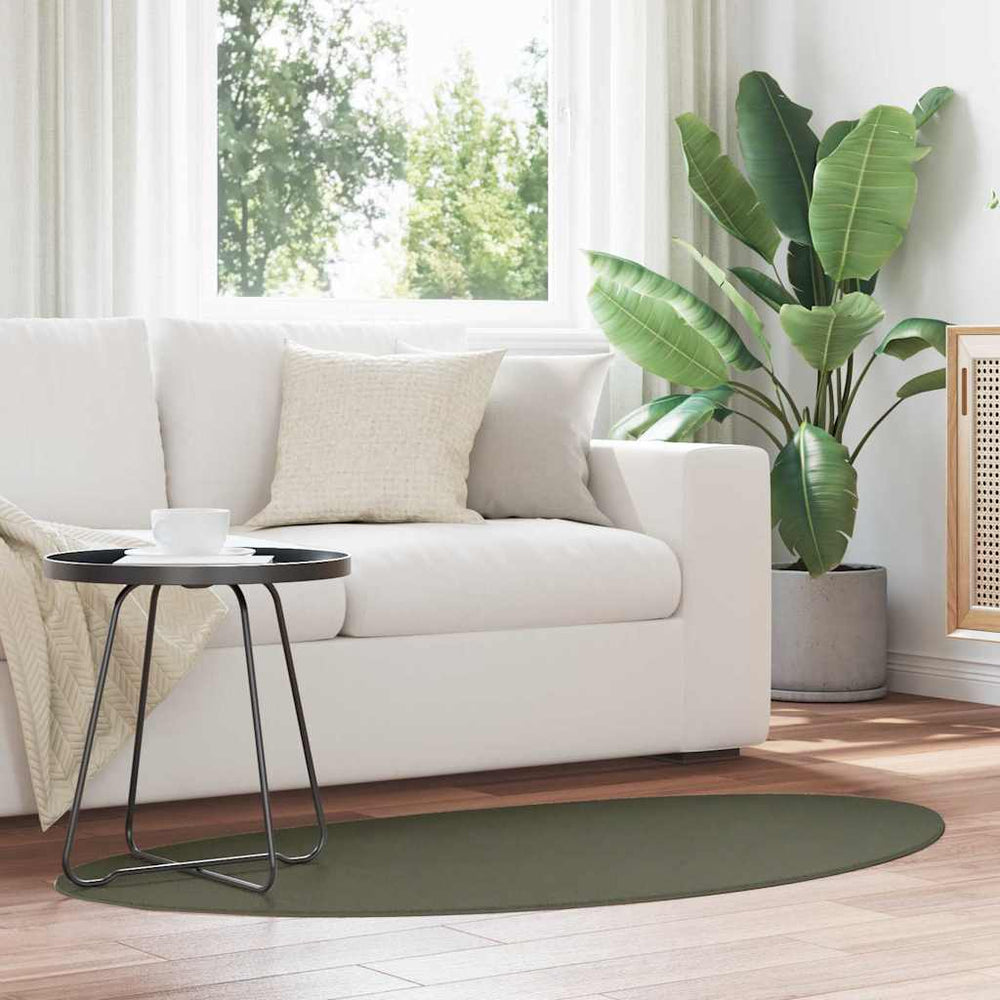 Vidaxl vloerkleden huarte bosgroen 80 x 150 cm polyester