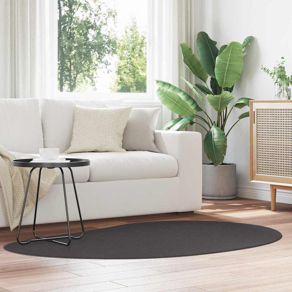 Vidaxl vloerkleden huarte antraciet 120 x 170 cm polyester