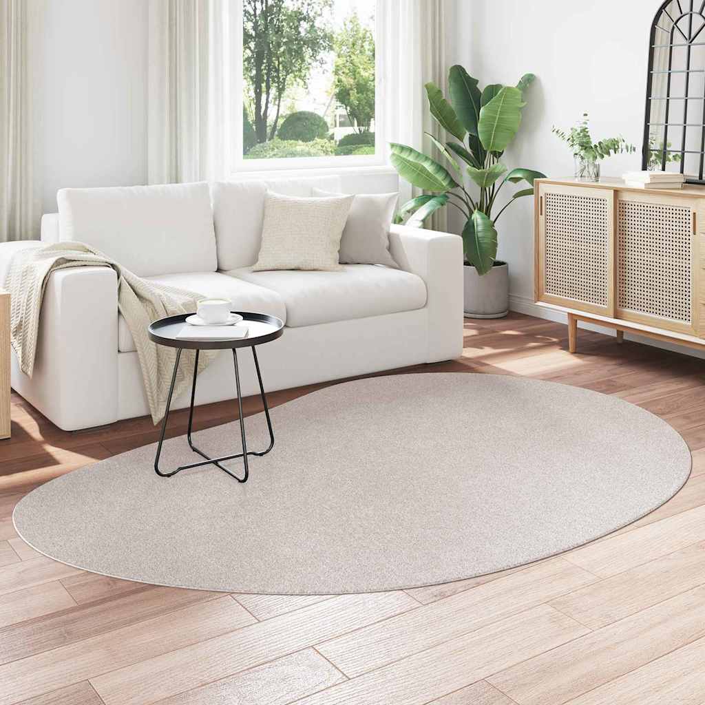 Vidaxl vloerkleden huarte zand 160 x 230 cm polyester