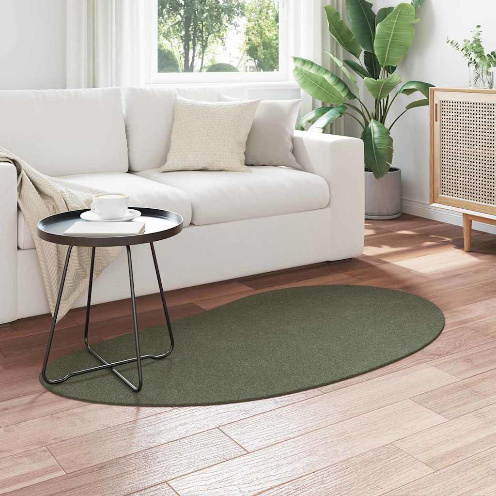 Vidaxl vloerkleden huarte bosgroen 80 x 150 cm polyester