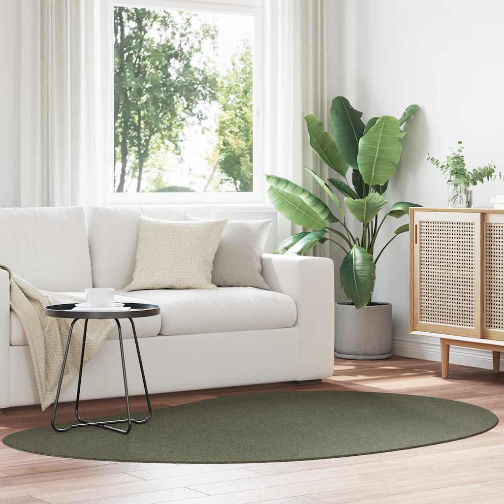 Vidaxl vloerkleden huarte bosgroen 140 x 200 cm polyester