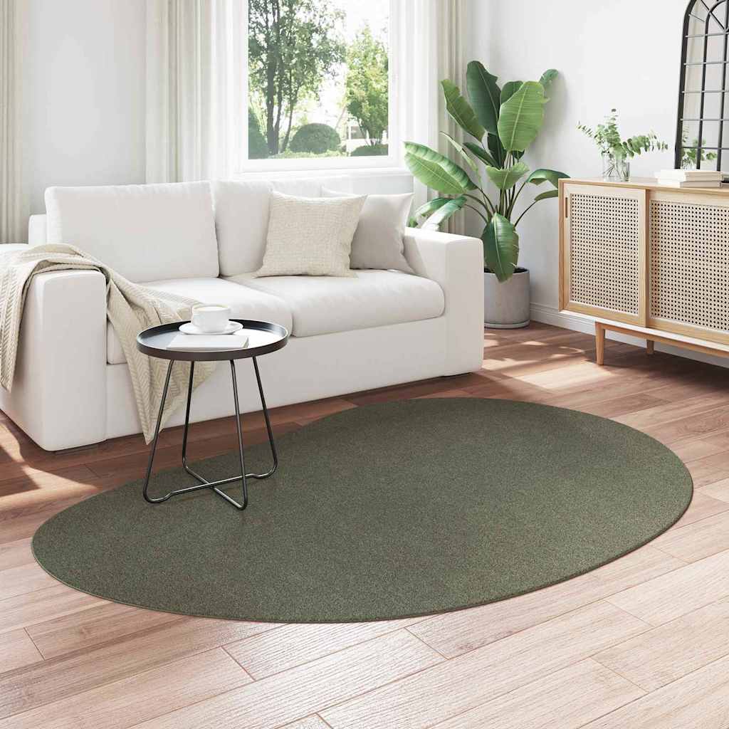 Vidaxl vloerkleden huarte bosgroen 140 x 200 cm polyester