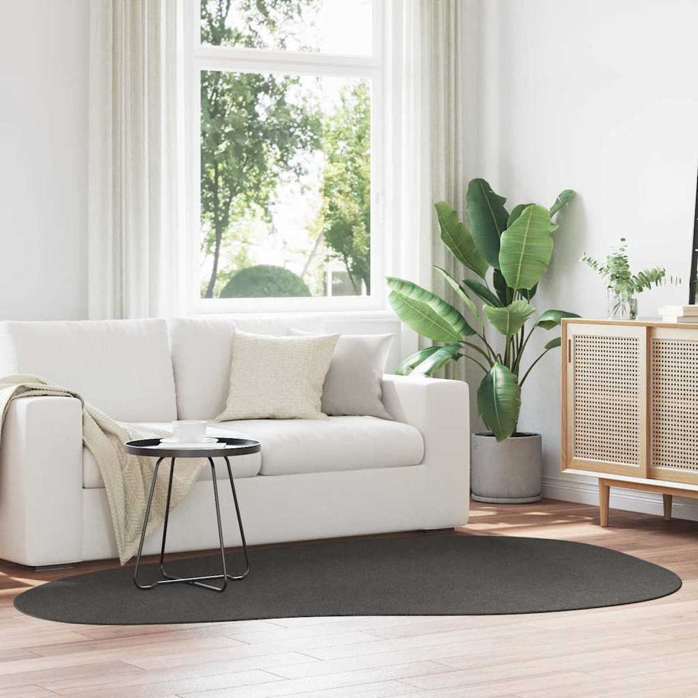 Vidaxl vloerkleden huarte antraciet 160 x 230 cm polyester