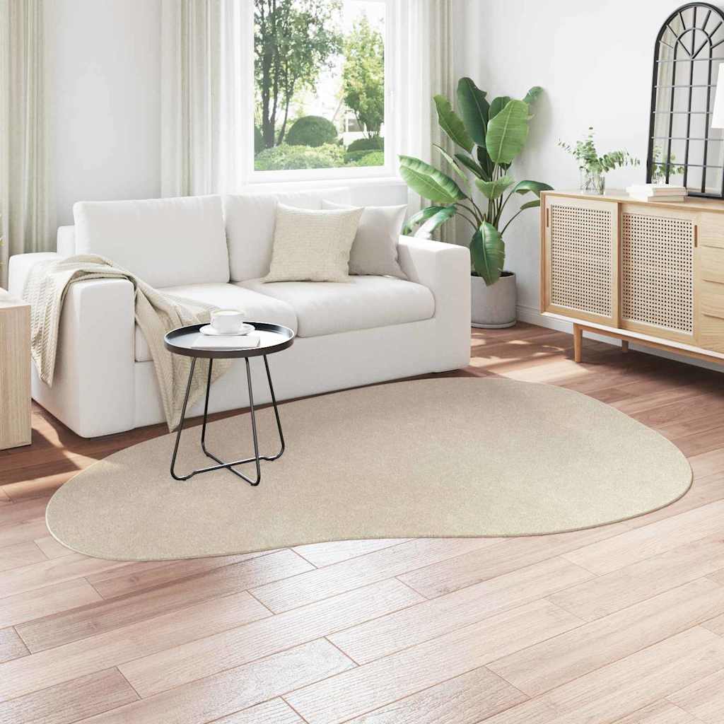 Vidaxl vloerkleden huarte beige 160 x 230 cm polyester