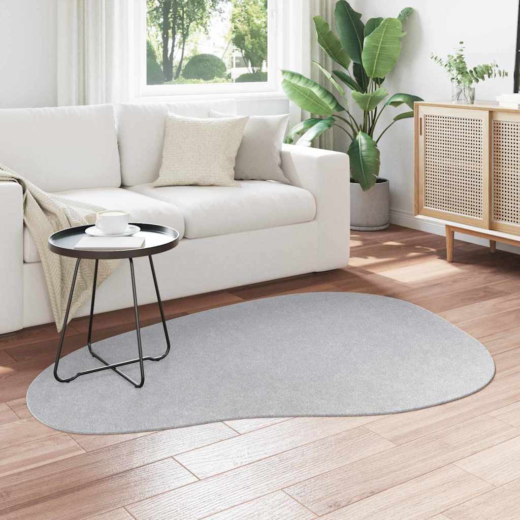 Vidaxl vloerkleden huarte grijs 120 x 170 cm polyester