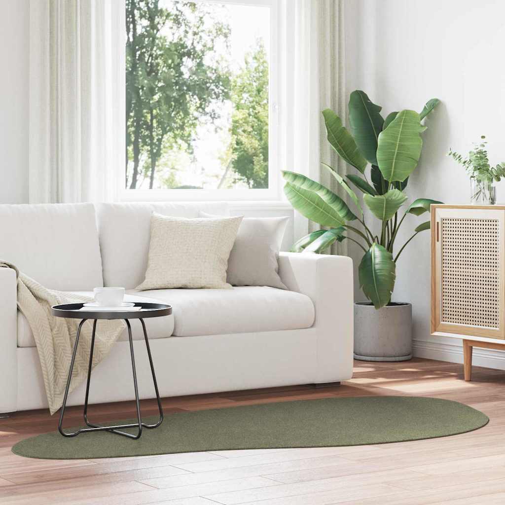Vidaxl vloerkleden huarte bosgroen 100 x 200 cm polyester
