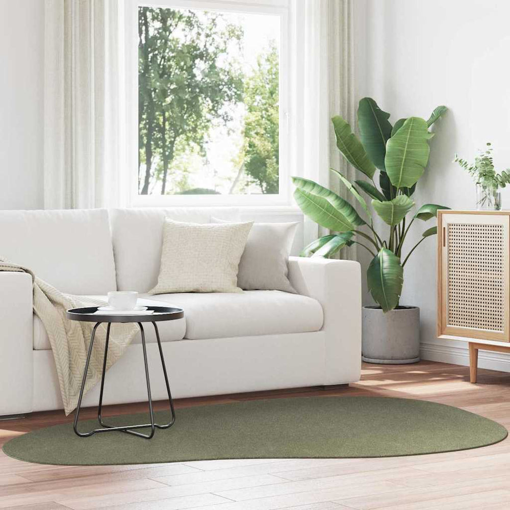 Vidaxl vloerkleden huarte bosgroen 140 x 200 cm polyester