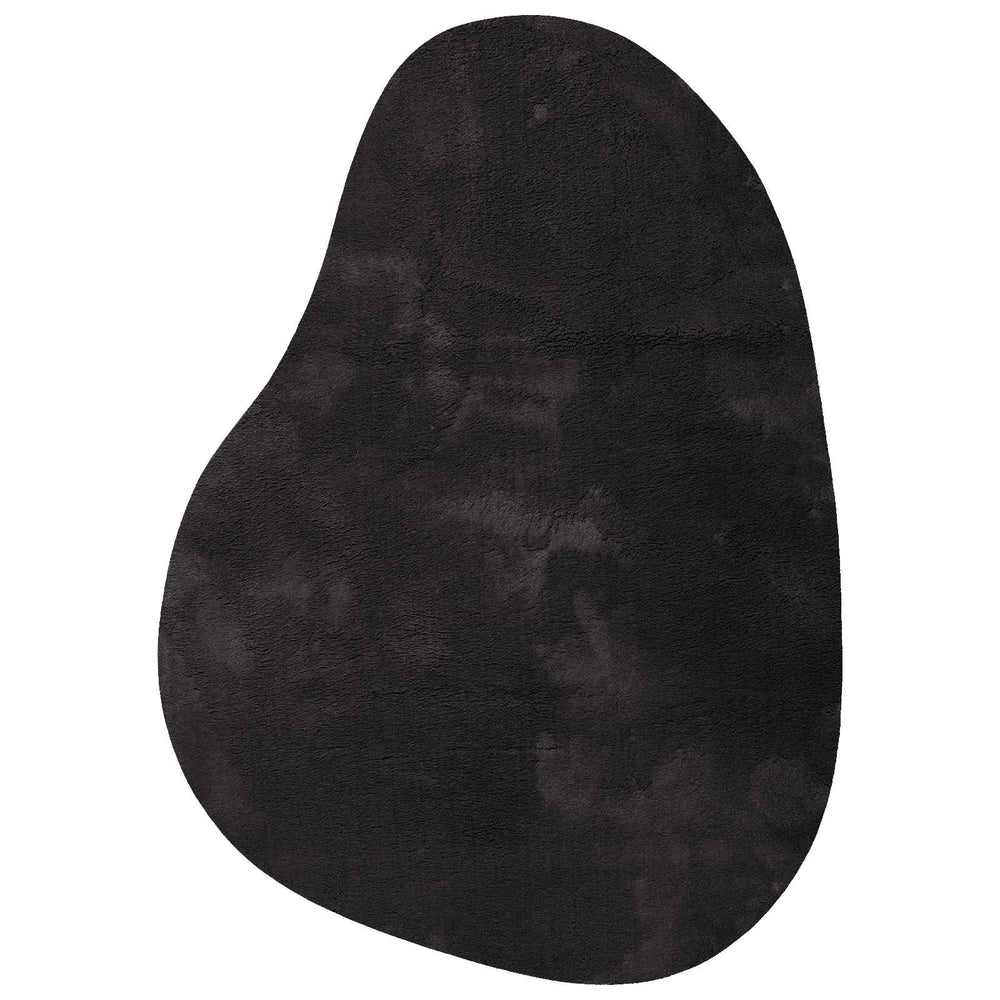 Vidaxl vloerkleden huarte zwart 140 x 200 cm polyester