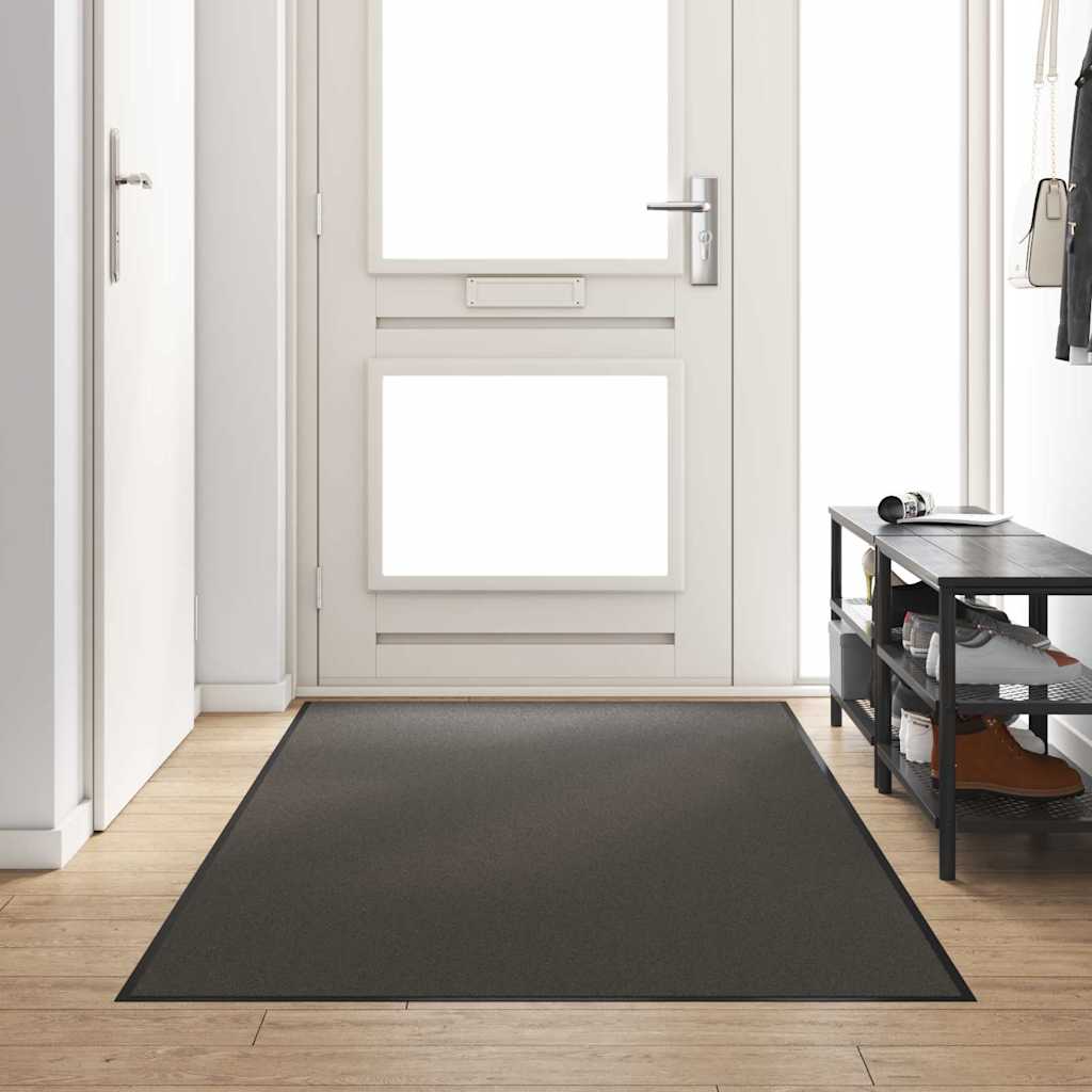 Vidaxl deurmat anders antraciet en zwart 120 x 300 cm polyamide en pvc