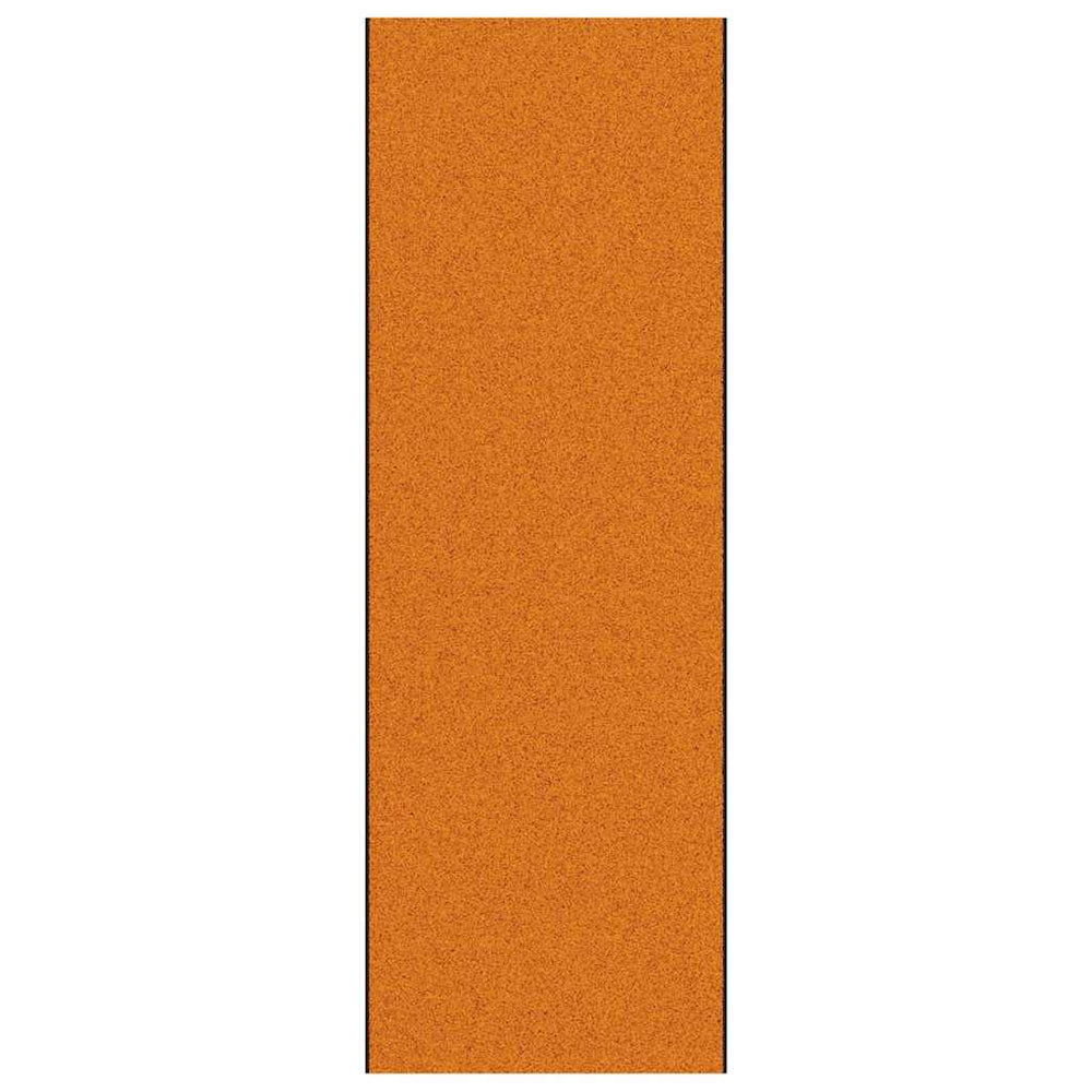 Vidaxl deurmat anders oranje en zwart 120 x 350 cm polyamide en pvc