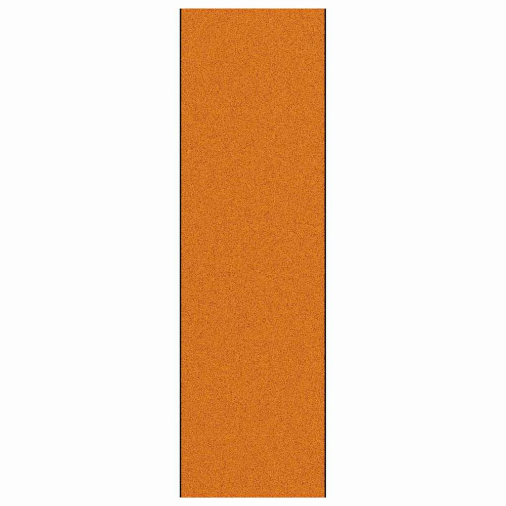 Vidaxl deurmat anders oranje en zwart 120 x 400 cm polyamide en pvc