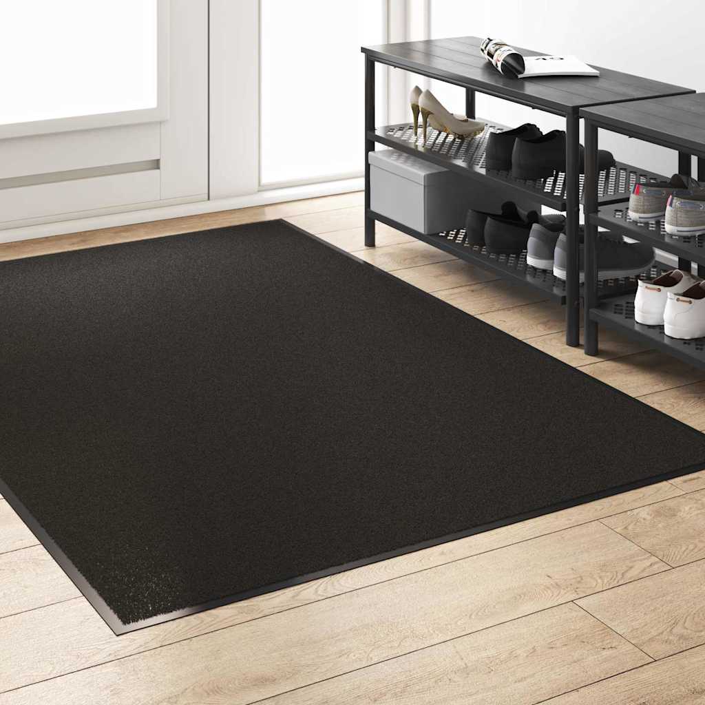 Vidaxl deurmat anders zwart 120 x 180 cm polypropyleen en vinyl