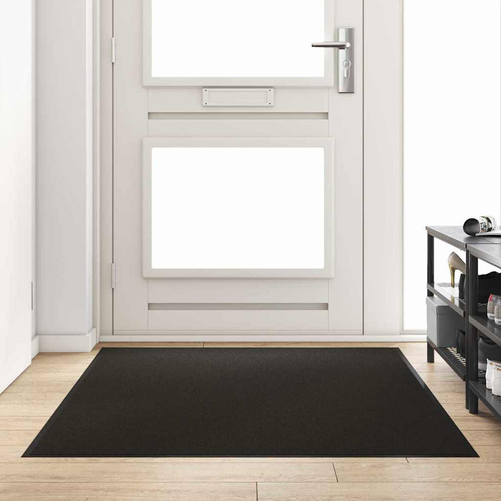 Vidaxl deurmat anders zwart 120 x 180 cm polypropyleen en vinyl