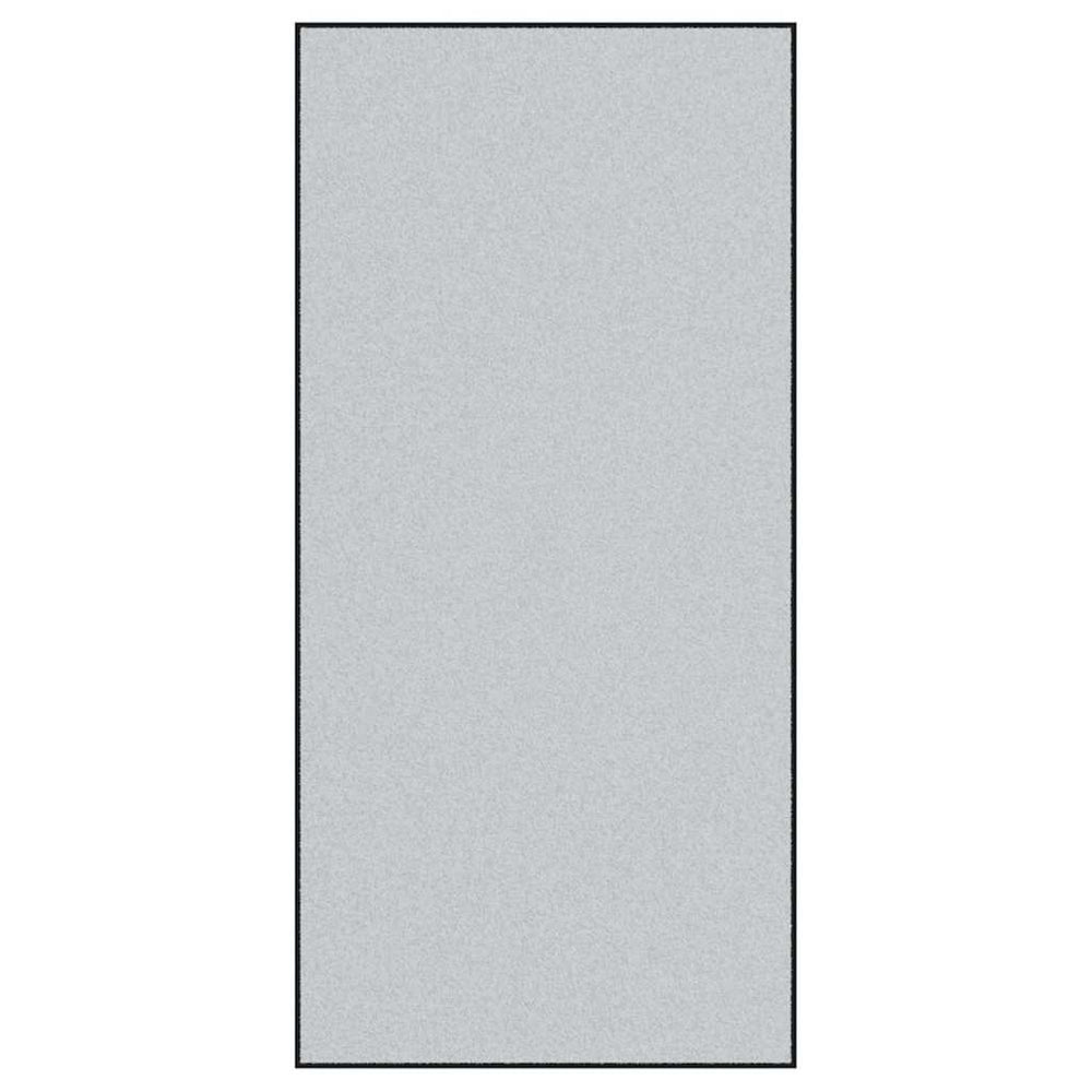 Vidaxl deurmat grijs en zwart 120 x 250 cm polypropyleen en vinyl